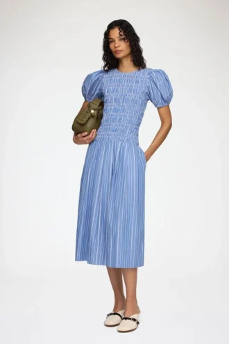 Dress in Striped Cotton