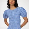 Dress in Striped Cotton
