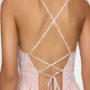Dress in Striped Linen