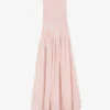 Dress in Striped Linen