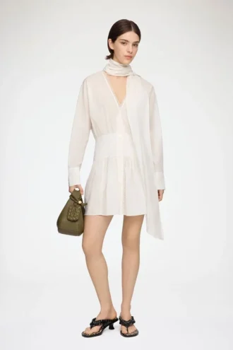 Dress in White Cotton