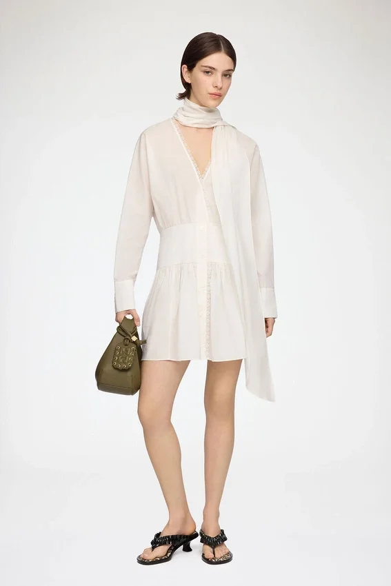 Dress in White Cotton Dress in White Cotton