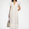 Dress in White Cotton Dress in White Cotton