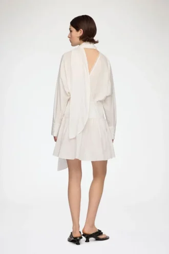 Dress in White Cotton