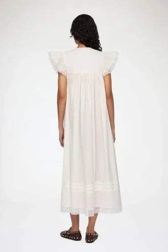 Dress in White Cotton