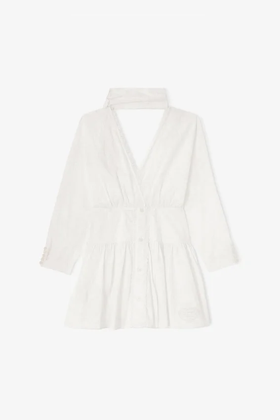 Dress in White Cotton Dress in White Cotton