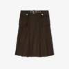 Duchesse Nylon Pleated Skirt