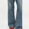 Feminine Buckle Ballerinas in Red