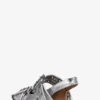 Feminine Buckle Ballerinas in Silver Feminine Buckle Ballerinas in Silver