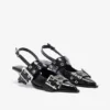 Feminine Buckle Heels in Black Feminine Buckle Heels in Black