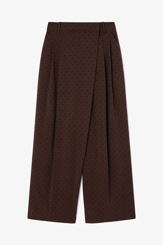 Flock Check Cross-over Pants Flock Check Cross-over Pants
