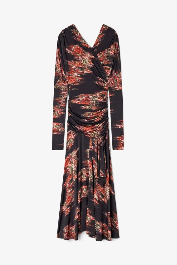 Floral Ruched Dress Floral Ruched Dress