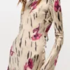 Floral Satin Maxi Dress Floral Satin Maxi Dress