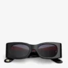 GANNI x Ace & Tate Black Kayla Sunglasses