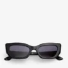 GANNI x Ace & Tate Black Sadie Sunglasses