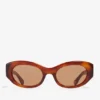 GANNI x Ace & Tate Tiger’s Eye Dakota Sunglasses GANNI x Ace & Tate Tiger’s Eye Dakota Sunglasses