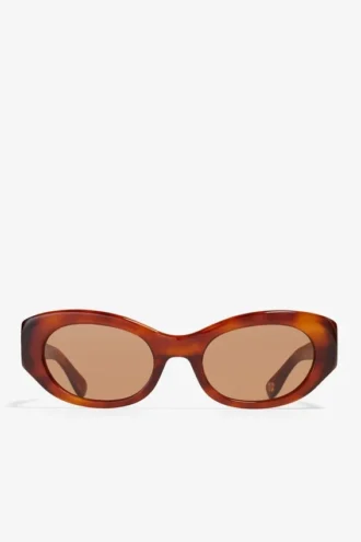 GANNI x Ace & Tate Tiger’s Eye Dakota Sunglasses