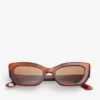 GANNI x Ace & Tate Tiger’s Eye Sadie Sunglasses GANNI x Ace & Tate Tiger’s Eye Sadie Sunglasses