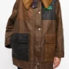 GANNI x Barbour Waxed Duffle Coat GANNI x Barbour Waxed Duffle Coat