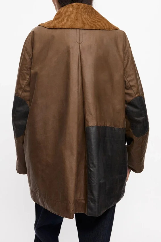 GANNI x Barbour Waxed Duffle Coat GANNI x Barbour Waxed Duffle Coat