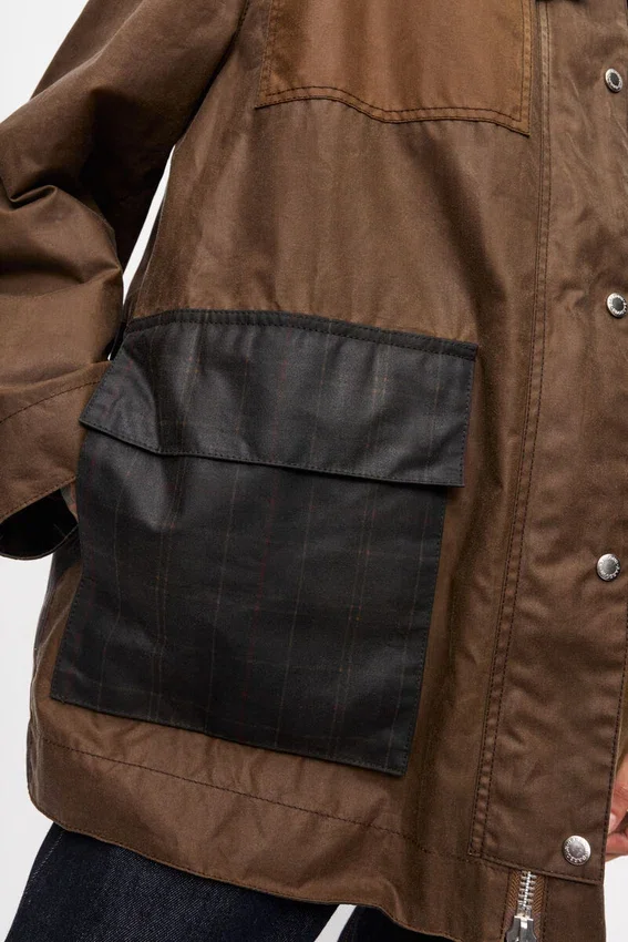 GANNI x Barbour Waxed Duffle Coat GANNI x Barbour Waxed Duffle Coat