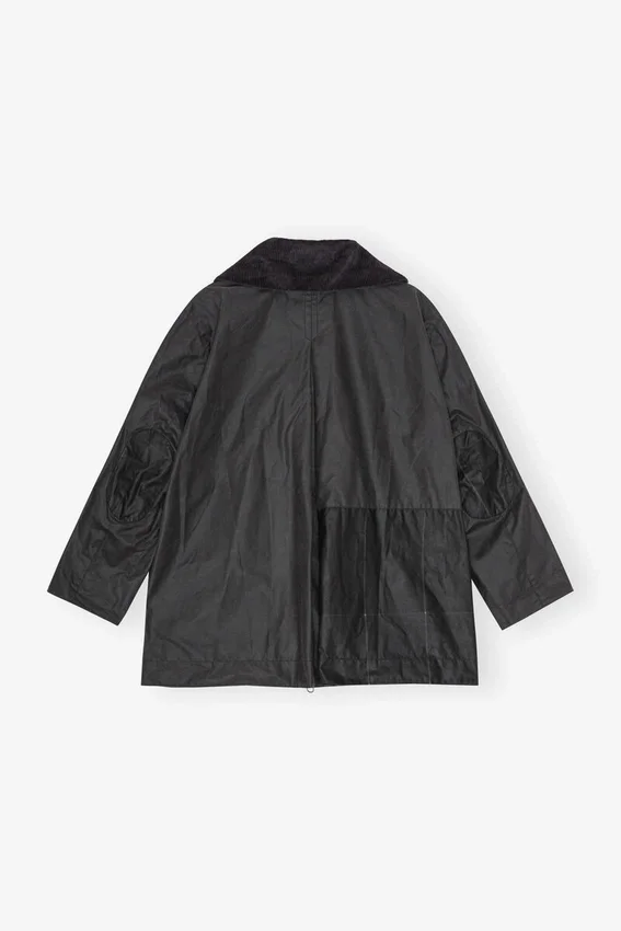 GANNI x Barbour Waxed Duffle Coat GANNI x Barbour Waxed Duffle Coat