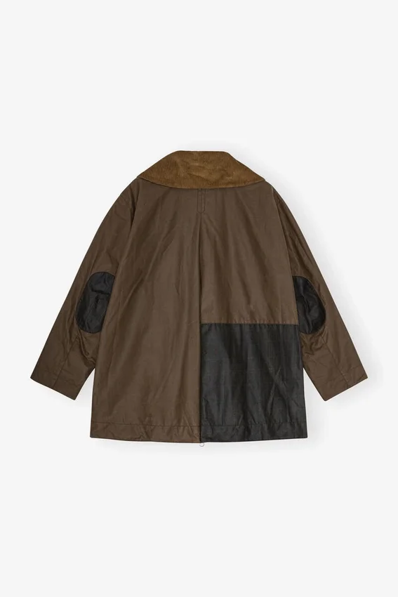 GANNI x Barbour Waxed Duffle Coat GANNI x Barbour Waxed Duffle Coat