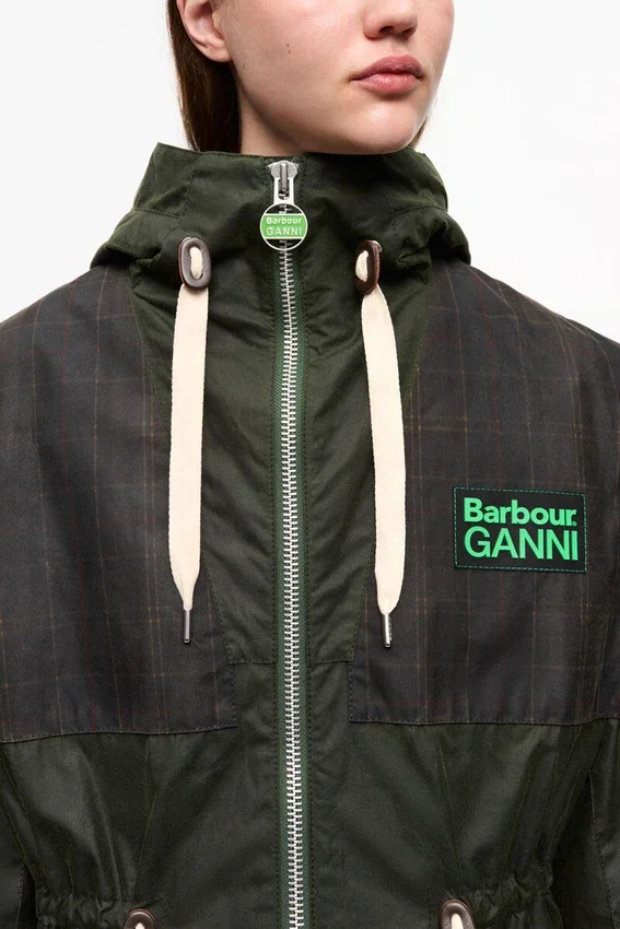 GANNI x Barbour Waxed Parka Jacket GANNI x Barbour Waxed Parka Jacket