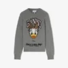 GANNI x Disney Daisy Duck Graphic Wool Sweater GANNI x Disney Daisy Duck Graphic Wool Sweater