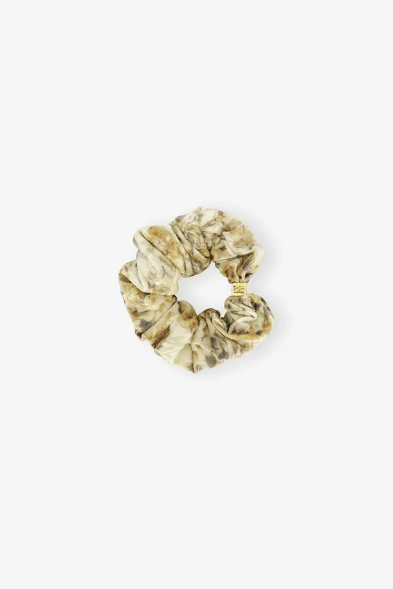 Golden Floral Scrunchie Golden Floral Scrunchie