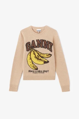 Graphic Wool Sweater