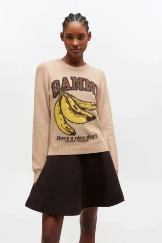 Graphic Wool Sweater