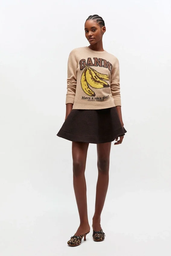 Graphic Wool Sweater Graphic Wool Sweater