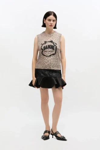Graphic Wool Vest
