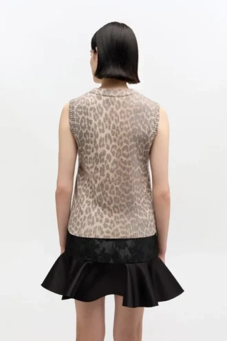 Graphic Wool Vest