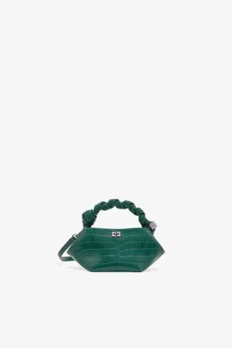 Green Croco Patent Mini Bou Bag
