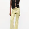 Green Foil Jeans