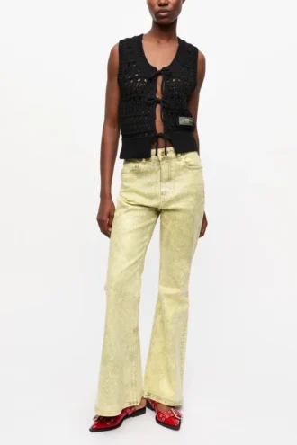 Green Foil Jeans