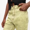 Green Foil Jeans