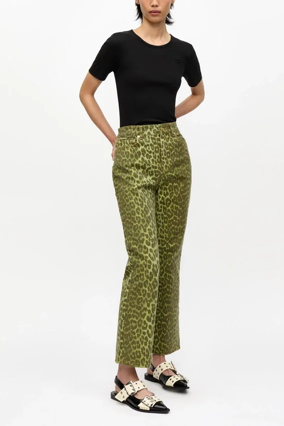 Green Leopard Betzy Jeans Green Leopard Betzy Jeans