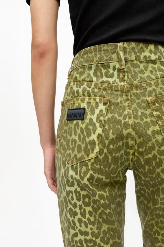 Green Leopard Betzy Jeans Green Leopard Betzy Jeans