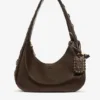 Green Medium Laces Hobo Bag