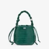 Green Patent Croco Bou Bucket Bag Green Patent Croco Bou Bucket Bag