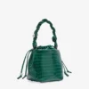 Green Patent Croco Bou Bucket Bag Green Patent Croco Bou Bucket Bag