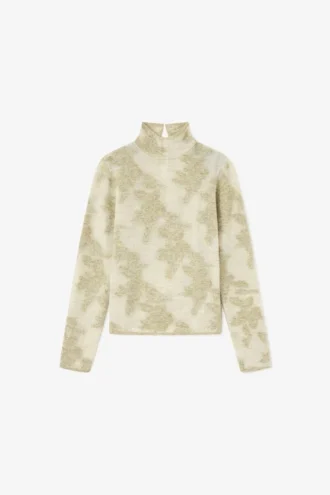 Green Sheer Turtleneck