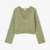 Green V-neck Sweater Green V-neck Sweater