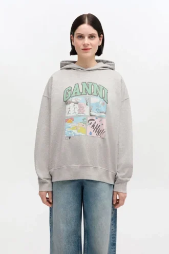 Grey Bear Comic Hoodie