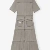 Grey Future Long Denim Dress Grey Future Long Denim Dress