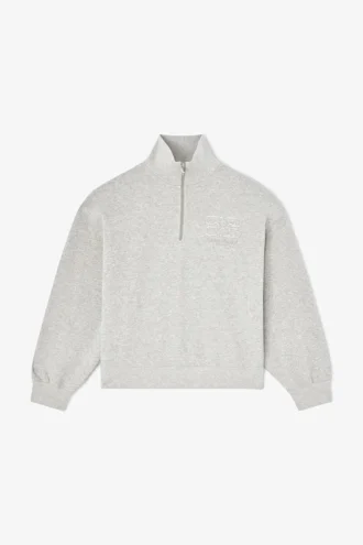 Grey Half Zip Sweatshirt