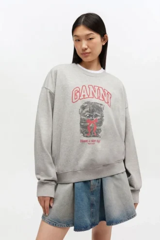 Grey Kitty Sweatshirt
